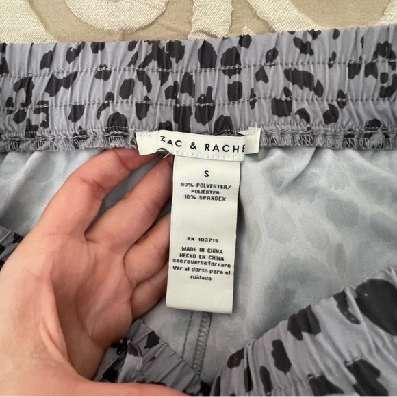 Zac and Rachel Grey Leopard Joggers - Picture 3 of 3